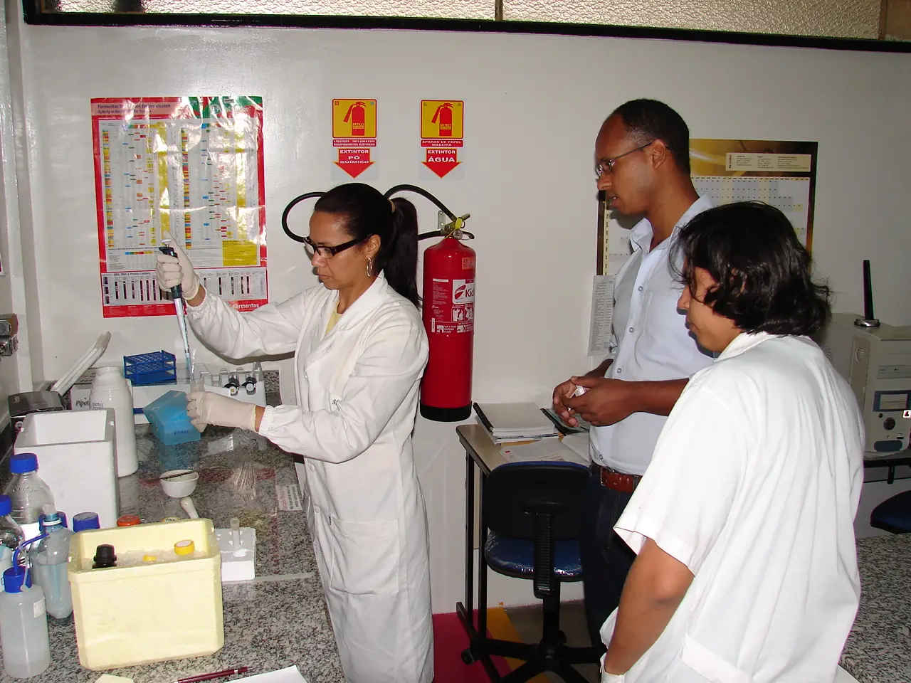 Laboratório de análises clínicas da Universidade Nilton Lins