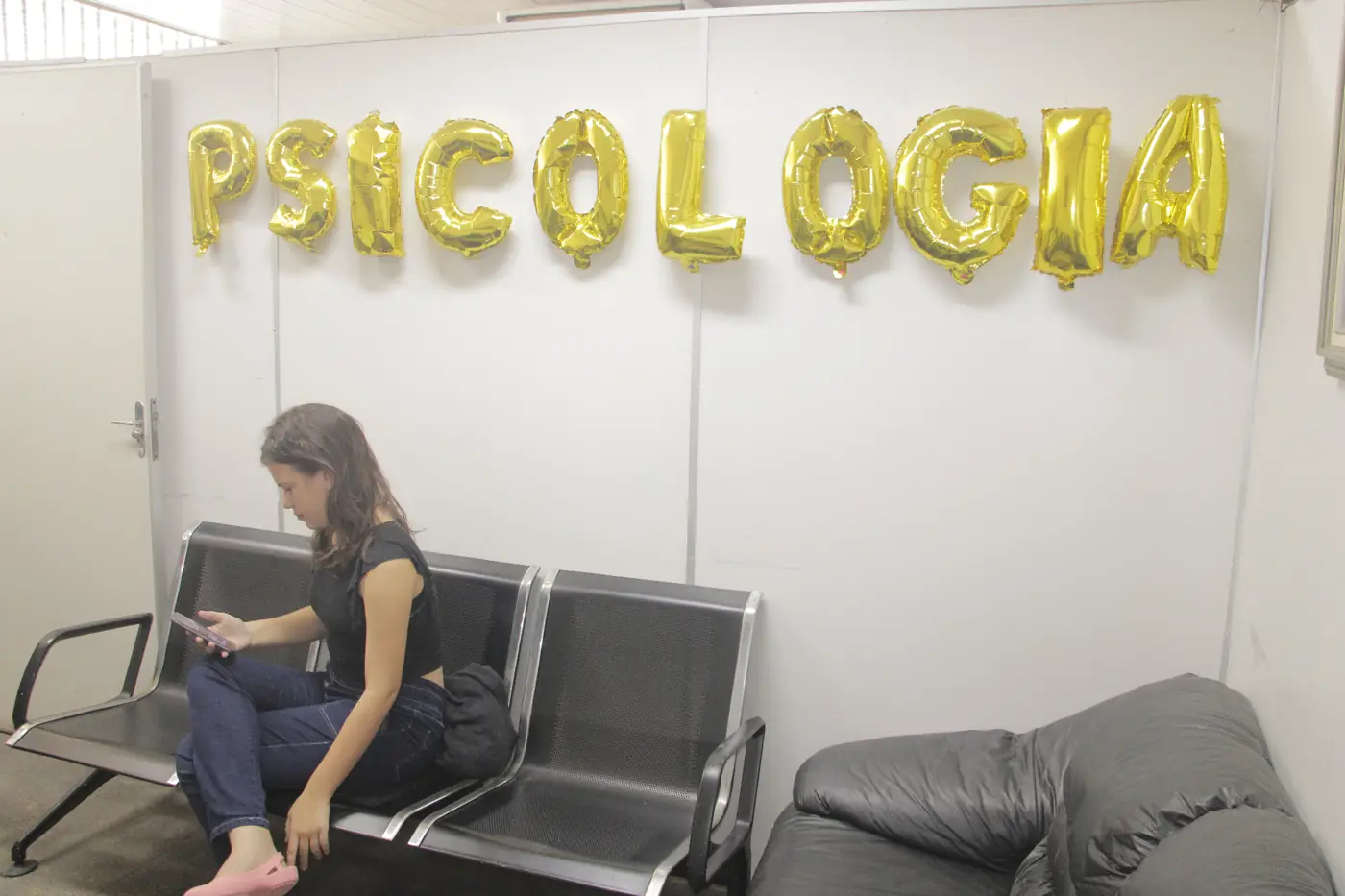 Sala de espera do serviço de psicologia